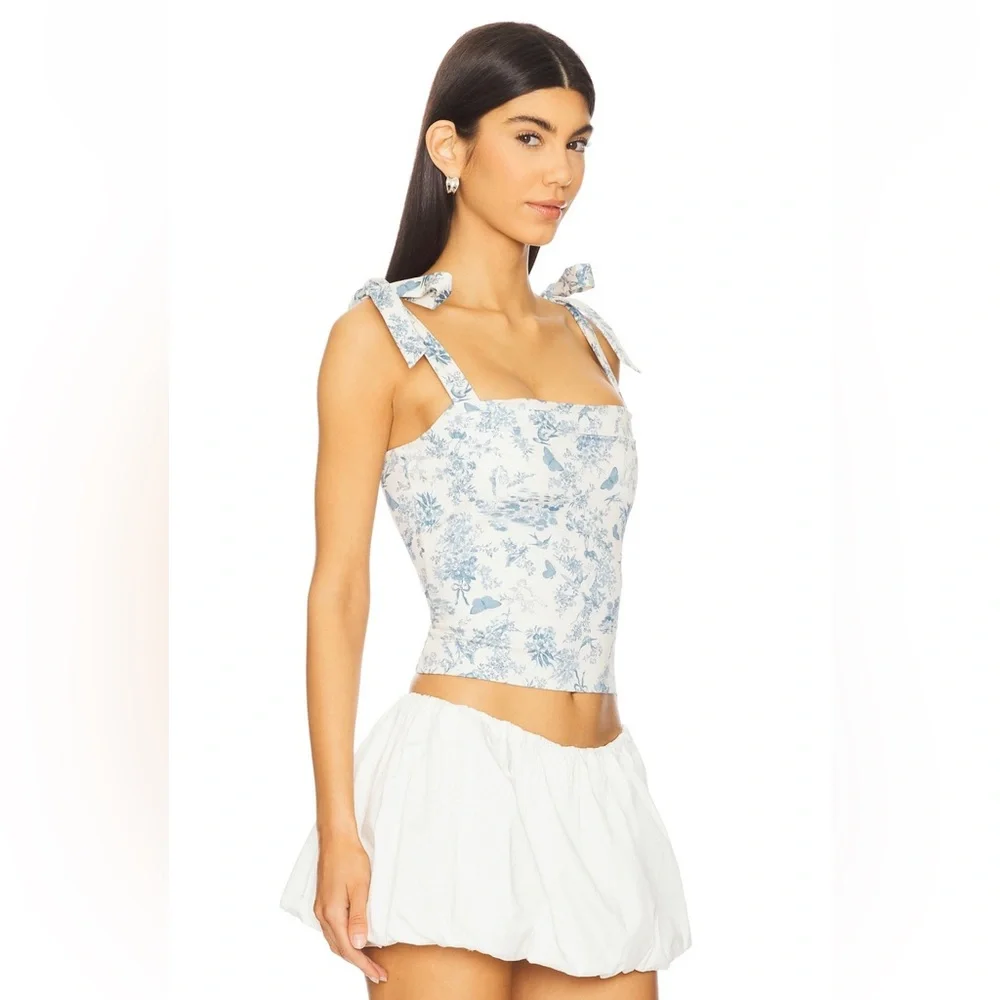 NWT Carmella Top in Baby Blue Toile
MAJORELLE - Picture 2 of 3